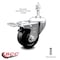Service Caster 3 Inch Phenolic Swivel 3/8 Inch Threaded Stem Caster with Total Lock Brake SCC SCC-TSTTL20S314-PHS-381615 - alternate 2